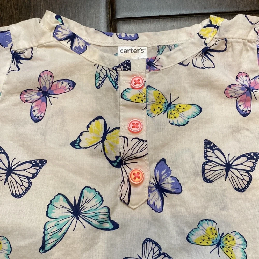 💜3/$15 Carter’s Light Weight Dress with Bottoms